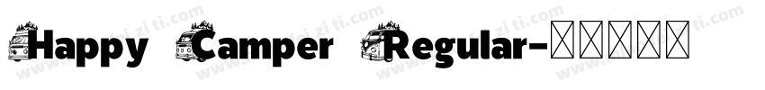 Happy Camper Regular字体转换